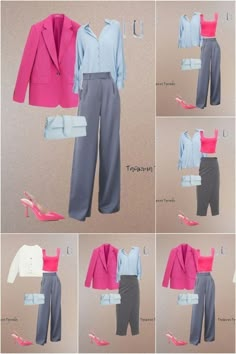 Colourful Casual Outfits For Women, Colorful Business Casual Outfits, Pink Outfits For Women, Colour Combinations Fashion, Best Winter Outfits, Classy Fashion