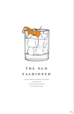 Old Fashioned Illustration, Old Fashioned Tattoo, Cocktail Drawing, Wine Drawing, Cocktail Book Design, Recipe Graphic, Cocktails Drawing, Cocktails Poster, Black And White Clip Art