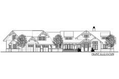 this is the front elevation of these house plans