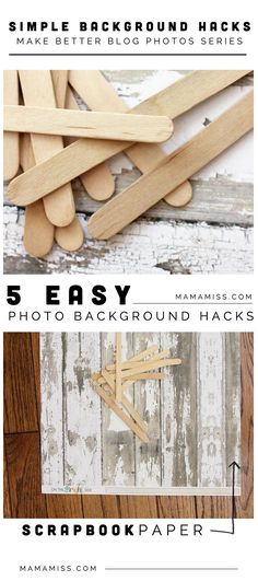 the instructions for how to make wooden clothes pegs from scrapbook paper and wood sticks