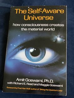 the book cover for the self - aware universe