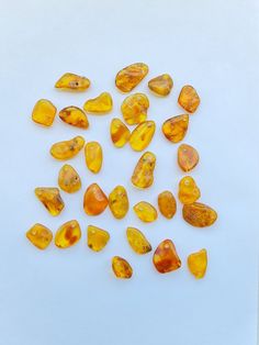 Please visit our store, perhaps you will find something you like... https://www.etsy.com/shop/Naturalbalticaberlt 30 Honey color amber Pendants Weight 35 gr. Please note that colors can vary from originals depending on computer monitor's settings ABOUT AMBER All amber is fossilized tree resin. Baltic amber in particular (mined from near the Baltic Sea) additionally contains a substance called succinic acid.  When worn on the skin, body heat causes the amber to release an oil containing succinic Natural Ibuprofen, Reducing Inflammation, Honey Color, Honey Colour, Baltic Sea, Body Heat, Air Mail, Lemon Juice