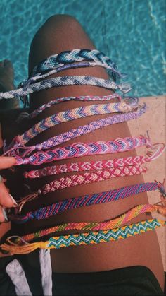 Cute Friendship Bracelets, Preppy Jewelry, Friendship Bracelets Designs, Summer Goals, Summer Plans, Mens Hoodies, Friendship Bracelets Diy, Autumn Casual, Summer Bracelets