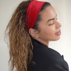 Elevate your style with trending headbands. Choose velvet for a chic and hair-friendly option. Our wide design protects your hairline and doubles as a stylish accessory. Perfect for hot days or to keep your ears warm in winter. The versatile pleats allow for folded or flat wearing.   Handmade in our London studio, this is our bestselling product. Hand-wash only. Red Hair Accessories, Silk Headband, Stocking Fillers For Her, Velvet Headband, Forever Jewelry, Silk Hair, Jewelry Ring Box, Headbands For Women, Ear Warmers