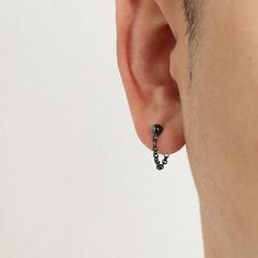 Tipo: accesorios

Material: 925 plata esterlina Male Earrings Aesthetic, Masc Earrings, Masculine Earrings, Male Earrings, Mens Piercings, Best Earrings For Men, Black Earrings Men, Men's Piercings, Mens Earrings