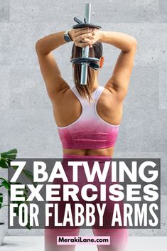 Flabby Arms? 7 Best Batwing Workouts to Tighten and Tone Workout For Flabby Arms Bat Wings, How To Tighten Underarm Flab, Jiggly Arm Workout Bat Wings, Batwing Arm Workout, Batwing Exercises Flabby Arms, Batwing Exercises Gym, Tighten Upper Arms, How To Firm Up Flabby Arms, Tone Flabby Arms Bat Wings