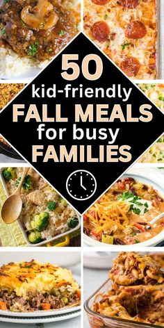 fall food ideas dinners Fall Dishes Dinners, Fall Cooking Recipes, Quick Fall Dinner, Meal Ideas Cheap, Fall Meal Ideas, Dinner Comfort Foods, Family Meals Recipes