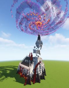 Minecraft Evil Build, Minecraft Celestial Build, Goth Minecraft Builds, Goth Minecraft, Minecraft Cliff, Dark Castles, Minecraft Aesthetics, Minecraft Steampunk, Minecraft Statues