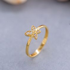 ★14K Solid Gold Butterfly Ring, 925 Sterling Silver Butterfly Ring, Minimalist Ring, Mother's Day Gift, Valentine's Day Gift, Christmas Gift★ ★ IMPORTANT SHIPPING & PRODUCTION DETAILS!! ★ RINGS: All rings are made to order at the selected size requested during checkout. I do not use a formula to determine ring sizing for wide bands (Unless noted within the listing) so if you select a size 6 and purchase 8-10 rings each ring will rest at the US ring size 6. All rings made at US ring sizes though Butterfly Silver Ring, Butterfly Gold Ring, Silver Butterfly Ring, Gold Butterfly Ring, Cute Engagement Rings, Gold Rings Simple, Gold Rings Fashion, Gold Chains For Men, Gold Ring Designs