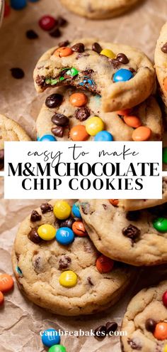 an image of cookies with m & m chocolate chips