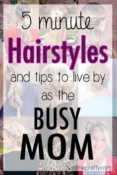 5-Minute Hairstyles and Tips to Live by for the Busy Mom Updo Tutorials, Holiday Updo, Braided Crown, Quick Hairstyle, 5 Minute Hairstyles, Busy Woman, Hairstyle Tutorials, Future Teacher, No Bad Days