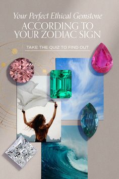 Zodiac Jewelry & Gemstone Moodboard with conflict-free Diamonds and Sapphires New Year Post, Jewellery Advertising, Business Branding Inspiration, Creative Visualization, Jewelry Editorial, Pop Collection, Zodiac Jewelry, Celestial Jewelry, Post Design