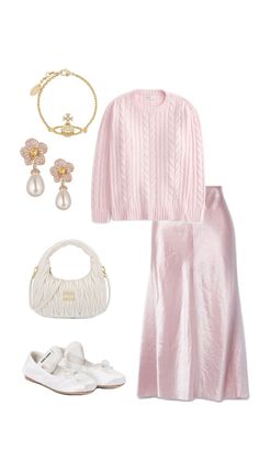 Expensive Aesthetic, Pink Fall Outfits, Modest Classy, Modest Girly Outfits, Pajama Set Long, Classy Outfit Ideas, Pink Fall, Sleepwear For Women, Estilo Preppy