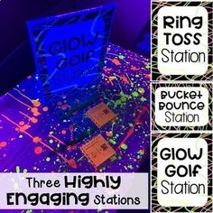 the three highly engaging stations are on display for kids to learn how to use them