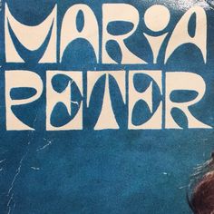 there is a blue and white book with the words marra peter written on it