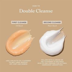 Scrub Routine, Makeup Skin Prep, Water Based Cleanser, Face Cleansing Routine, Double Cleanser, Double Cleanse, Skin Facts, Pimples Overnight, Skin Advice