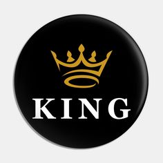 Creative King Crown Design -- Choose from our vast selection of pins to match with your desired size to make the perfect custom pin. Pick your favorite: Movies, TV Shows, Art, and so much more! Available in small and large. Perfect to wear or to decorate your bag or backpack with. Kings Crown, Crown Design, Button Design, Art Logo, Covered Buttons, Custom Pins, Crown, ? Logo, Design