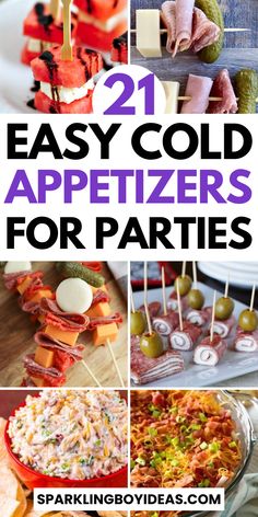 Explore our collection of cold appetizers for parties! From elegant cold hors d'oeuvres to simple cold snacks, find easy party appetizers that are sure to impress. From party dips, skewer appetizers, and bite-size appetizers to pinwheels, there is a variety of finger foods for the party. Our make-ahead appetizer recipes and cold appetizer platters are your go-to for stress-free hosting. Discover quick cold finger foods and no-cook appetizer recipes that are both delicious and easy to make. Easy Cold Appetizers, Cold Party Appetizers, Easy Party Appetizers, Cold Appetizer, Cold Finger Foods, Cold Snacks, Skewer Appetizers, Make Ahead Appetizers