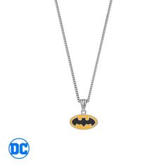 DC Comics™ Batman Oval Logo Necklace Mister SFC Dr Bright Necklace, Batman Necklace, Batman Jewelry, All Horror Movies, Star Wars Minifigures, Oval Logo, Bat Man, Logo Necklace, Batman Symbol