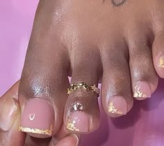 French Toe Nails, Gel Pedicure