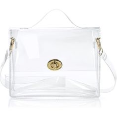 *Your Perfect Game Day Cross Body Bag With Structured Pvc In Transparent. *Fit For Ipad Mini. Proximate Dimensions:10.2l X 7.8 H X 2.7w Inches,,Falling Under The Regulated Size For Most Stadium And Venues. *Gold-Tone Hardware. Foldover Flap At Main Compartment With Turn-Lock Closure. *Detachable Pvc Clear Long Strap For Comfortable Shoulder And Crossbody Or Remove It Carry In The Hand By Top Hanlde. *Designed With Stadium Bag Policy In Mindthis Transparent Shoulder Handbag Might Help You Getting College Girl Gifts, Concert Bags, Stadium Bag, Clear Purses, Summer Purses, Clear Bag, Clear Bags, Cross Body Bag, Diy Bag