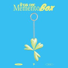 a poster with a keychain hanging from it's side and the words from our mementoo box