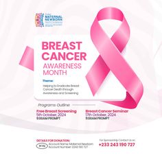 Breast Cancer Awareness Month Fundraising Flyer Design, Nba Design, Menstrual Hygiene, Photoshop Presets Free, Flyer Inspiration, Jesus Cartoon, Corporate Event Design, Fundraiser Flyer