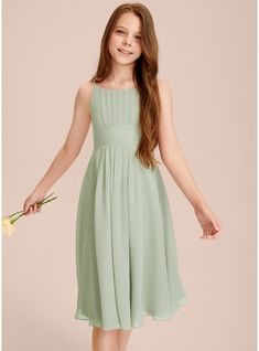 JJ's House Chiffon Scoop Daily Junior Bridesmaid Dresses Confirmation Dresses Summer A-line Back Zip Celadon Knee-Length Green Sleeveless Junior Bridesmaid Dress. #JJ's House #Chiffon #Scoop #Daily #JuniorBridesmaidDresses #ConfirmationDresses #Summer #Aline #BackZip #Celadon #KneeLength #Green #Sleeveless #JuniorBridesmaidDress Confirmation Dresses, Tea Length Bridesmaid Dresses, First Communion Dress, Junior Bridesmaid Dress, Birthday Party Dress, Chiffon Material, Junior Bridesmaid Dresses, Wedding With Kids, Junior Bridesmaid