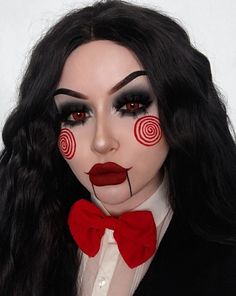 Saw Makeup, Jigsaw Makeup, Billy The Puppet, Halloween Makeup Pretty, Cool Halloween Makeup, Halloween Eye Makeup