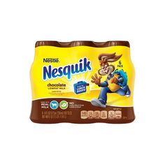 nestle's negguk chocolate bar is shown on a white background, with an image of a cartoon character in the middle