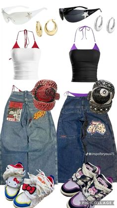 Early 2000s Fashion Catalog, Yk2 Outfits, Bff Matching Outfits, Street Style Outfits Casual, Trashy Outfits, Matching Outfits Best Friend, Outfit Inspo Casual, Clothes Aesthetic, 2000s Fashion Outfits