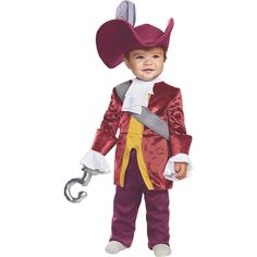 a little boy dressed in a costume and holding a wrench