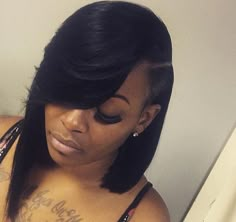 @simplydabbin ♛Qⓤⓔⓔⓝⓢ♕ Sew In With Closure, Bob Sew In, Bob Wig For Black Women, Red Bob, Wig For Black Women, Goddess Hairstyles