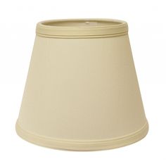 a white lamp shade on a white background