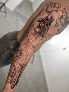 a person with a tattoo on their arm