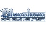 the logo for bluestone's live at the bluestonee com website, which is