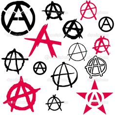 an image of various anarchy symbols