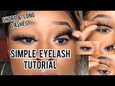 Glue On Eyelashes, Eyelash Tutorial, Mascara Tutorial, Goddess Makeup, Eyebrow Makeup Tips