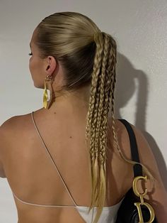 Braided Ponytail Hairstyles, Festival Hair, Sleek Hairstyles, Bad Hair, Ponytail Hairstyles