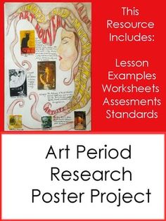 the art period research poster project