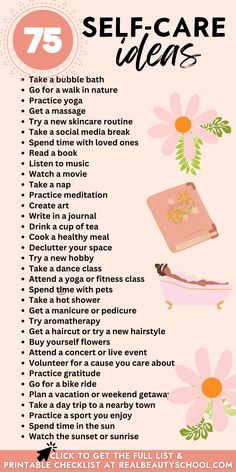 75 selfcare ideas Practicing Self Love, Self Care Ideas, Getting A Massage, Care Quotes, You Deserve It