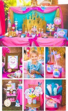 Princess Birthday Party Decorations, Princess Printables, Disney Princess Birthday Party, Happy Birthdays, Princess Theme Birthday, Princess Theme Birthday Party, Princess Party Decorations, Princess Tea Party, Princess Theme Party