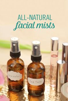 Being a parent is tough and can cause a lot of stress, which is never good for the skin. Take care of it with these all-natural DIY Facial Mists. Coffee Facial, Diy Facial, Home Remedies For Hair, Natural Facial, Facial Mist