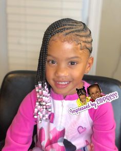 Braids With Beads Kids, Layers Braids, Kiddie Hairstyles, Toddler Braids, Kid Hairstyles, Kid Hair, Kids Braids