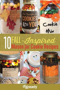 10 mason jar cookie recipes for fall