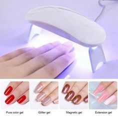 ysgfhgjw Led Manicure Lamp 6w Manicure Phototherapy Lamp Nail Lamp Intelligent Induction Nail Phototherapy Machine 6w Manicure Phototherapy Lamp Nail Lamp Intelligent Induction Nail Phototherapy Machine Feature: Specifications: size and foldable design, easy to carry with, very convenient. Weight:35g This machine can be used for drying all nail gel, such as gel, extended gel and LED glue, etc. No harm to your eyes and will blacken your hands. Type: Nail Lamp Gender: Women's Material: ABS Power: Nail Led Lamp, Gel Nails Long, Gel Polish Brands, Uv Nail Lamp, Light Nails, Long Lasting Nails, Nail Dryer, Uv Nails, Nail Lamp