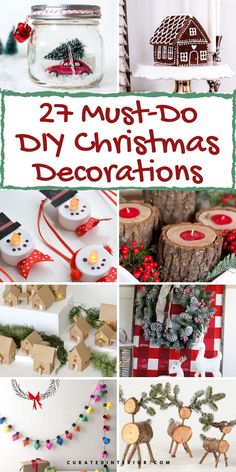 Whether you’re looking to decorate for Christmas on a budget or you’re just a die-hard DIY crafter, this… Christmas Decor Ideas 2022 Trends, Diy Christmas Signs, Buffalo Check Christmas Decor, Stove Board, Green Crafts, Stair Rails, Christmas Tree Village, School Fair