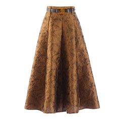 44504642519262|44504642552030|44504642584798|44504642617566 Elegant Brown Flared Skirt, Chic Brown Full Skirt Bottoms, Elegant Brown Full Skirt Bottoms, Brown High Waist Pleated Skirt, Brown Flared Skirt For Party, Party Brown Flared Skirt, High Waist Brown Party Skirt, High Waist Brown Skirt For Party, High Waist Brown Skirt