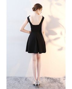 Shop Little Black Short Halter Homecoming Dress Aline online. All instock with free shipping. Pro since 2009. Halter Homecoming Dress, Homecoming Party, Goth Dress, Style Dresses, Formal Party, Homecoming Dress, Black Shorts, Homecoming Dresses, Homecoming