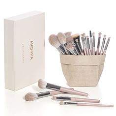 PRICES MAY VARY. 【High quality】Our synthetic hair makeup brush set is crafted with the highest quality bristles and superior craftsmanship, delivering flawless and even makeup application for a natural look that meets high standards. 【Multi-purpose】 Our synthetic hair makeup brush set is suitable for use with different types of makeup products such as foundation, eye shadow, blush, and more, providing you with a variety of options to meet your different makeup needs. 【Exquisite appearance】 Our s Make Up Brushes Set, Special Event Makeup, Face Brush Set, Face Brushes, Event Makeup, Makeup Brush Kit, Makeup Brushes Set, Makeup Brush Set Professional, Types Of Makeup